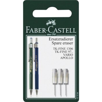 FABER-CASTELL Ersatzradierer für Druckbleistift TK-Fine