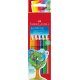 FABER-CASTELL trojhranné farbičky Jumbo GRIP - 6 rôznych farieb