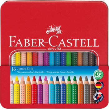 FABER-CASTELL trojhranné farbičky Jumbo GRIP - 16...