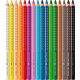 FABER-CASTELL trojhranné farbičky Jumbo GRIP - 16 rôznych farieb