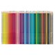 FABER-CASTELL Dreikant-Buntstifte Colour GRIP, 36er Metall Etui
