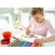 FABER-CASTELL Dreikant-Buntstifte Colour GRIP, 36er Metall Etui