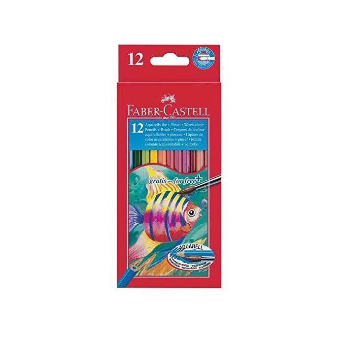 FABER-CASTELL farbičky KINDER-AQUARELL - 12 ks v krabičke