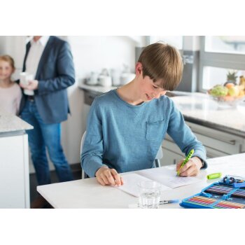 FABER-CASTELL školské plniace pero Scribolino - svetlozelené - pre ľavákov