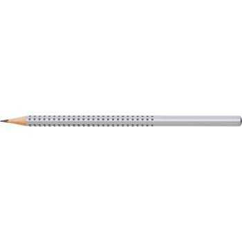 FABER-CASTELL ceruzka GRIP 2001 HB - strieborná