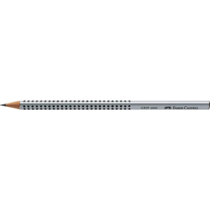 FABER-CASTELL ceruzka GRIP 2001 2H - strieborná