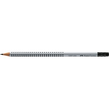FABER-CASTELL ceruzka GRIP 2001 B - strieborná s...
