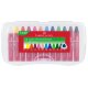 FABER-CASTELL Dreikant-Wachsmalkreide Jumbo, 12er Etui