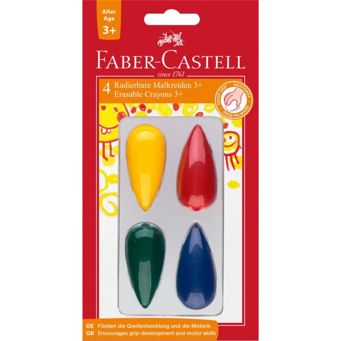 FABER-CASTELL Wachsmalbirnen 4er