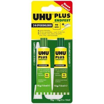 UHU 2-Komponenten-Klebstoff plus endfest, 33 g in Tube