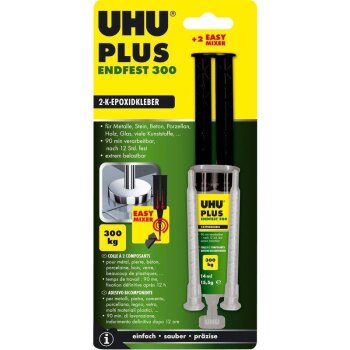 UHU 2-Komponenten-Klebstoff plus endfest,Doppelkammerspritze