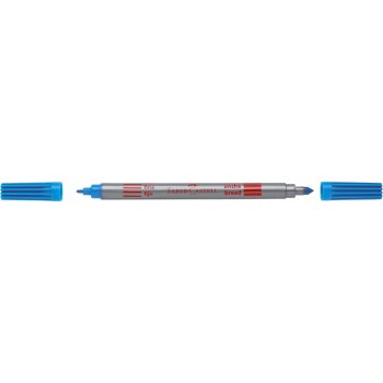 FABER-CASTELL Doppelfasermaler, 10er Etui