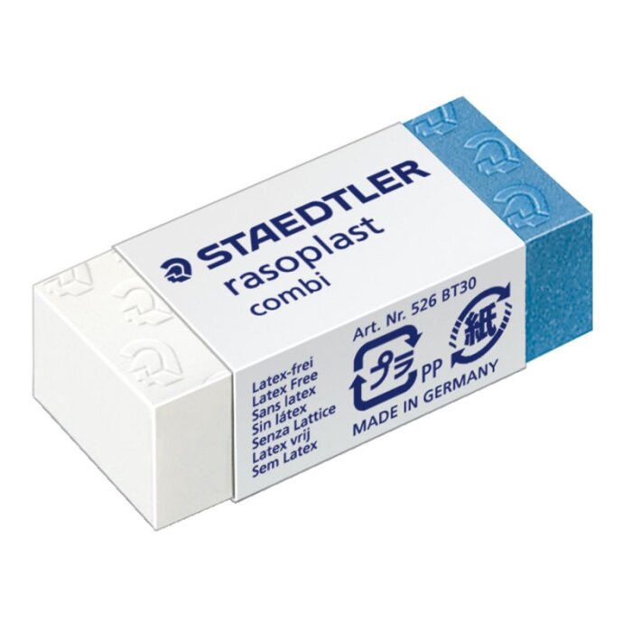 STAEDTLER 526 BT30 rasoplast combi Radierer 43 x 19 x 13 mm