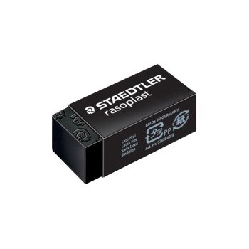 STAEDTLER 526 B40 rasoplast Radierer schwarz 33 x 16 x 13 mm