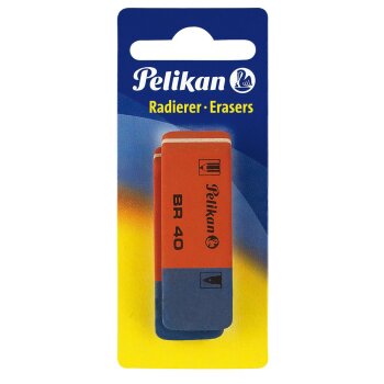Pelikan Kautschuk-Radierer BR 40, Blisterkarte