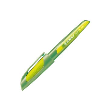 STABILO EASYbuddy - atramentové plniace pero - hrot A (začiatočník) - modrý vymazateľný atrament - limetkové/zelené