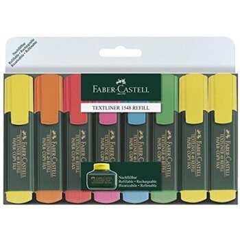FABER-CASTELL zvýrazňovač Textliner 1548 - 8 kusov