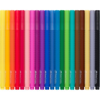 FABER-CASTELL fixky GRIP COLOUR MARKER - 20 ks v puzdre