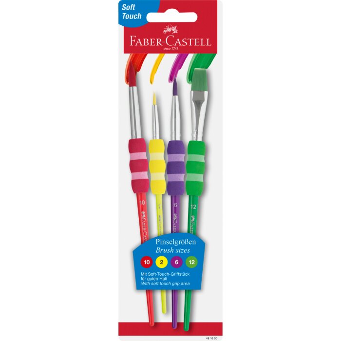 FABER-CASTELL Synthetikhaarpinsel-Set