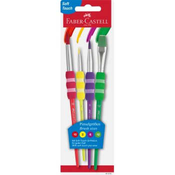 FABER-CASTELL Synthetikhaarpinsel-Set