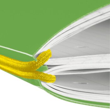 herlitz my.book flex Notizheft A4 2 x 40 Blatt liniert/kariert hellgrün