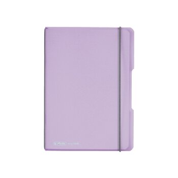 herlitz my.book flex Notizheft A5 40 Blatt kariert flieder
