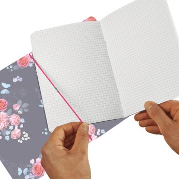 herlitz my.book flex Notizheft A6 40 Blatt kariert...