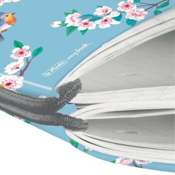 herlitz my.book flex Notizheft A4 2 x 40 Blatt liniert/kariert Ladylike "Birds"