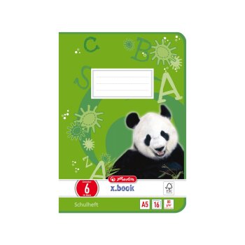 herlitz zošit x.book - A5 - linajkovanie 6 /...