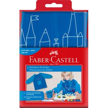 FABER-CASTELL Malschürze blau
