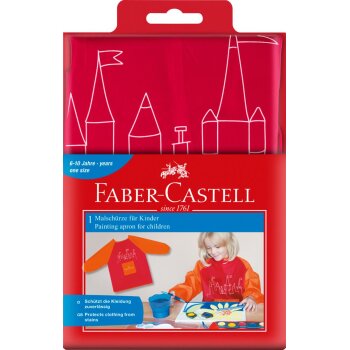 FABER-CASTELL Malschürze rot