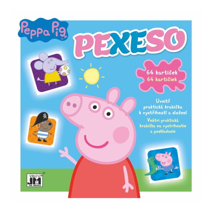 JM PEXESO Memospiel Peppa Schweinchen + Ausmalbild