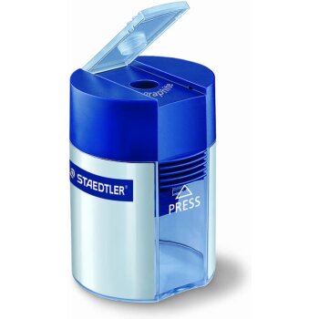 STAEDTLER 511 Spitzdose silber,blau