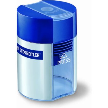 STAEDTLER 511 Spitzdose silber,blau