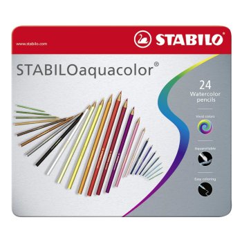 STABILO aquacolor - akvarelové farbičky -  Meatal...