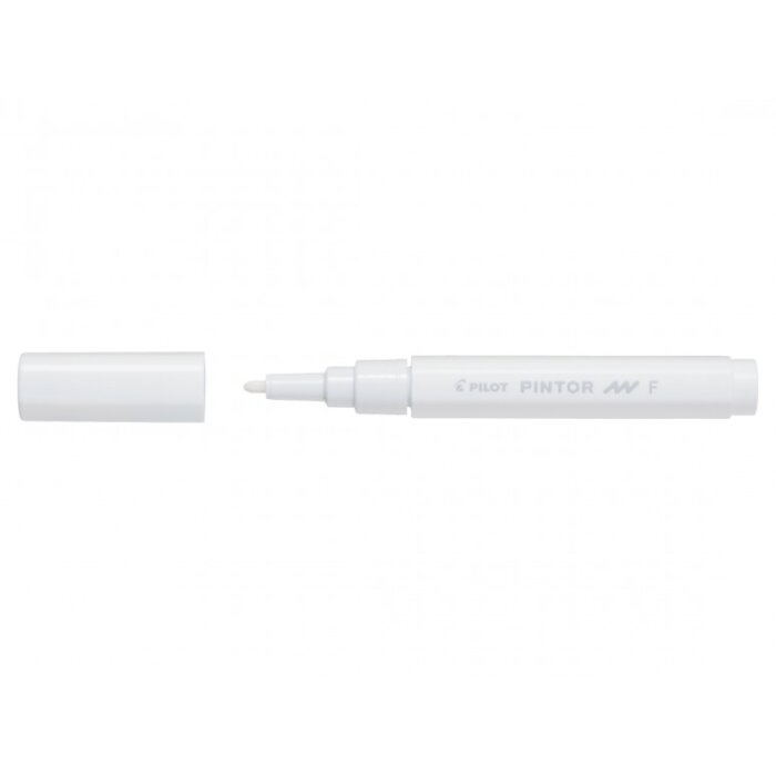PILOT Pigmentmarker PINTOR, fein, weiss