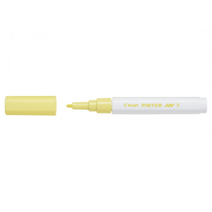 PILOT Pigmentmarker PINTOR, fein, pastellgelb