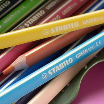 STABILO GREENtrio - ekologická trojhranná farbička - 12 rôznych farieb
