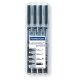 STAEDTLER Lumocolor 31 permanent Universalstifte S/F/M/B 4er Box
