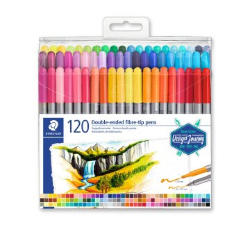 STAEDTLER Doppel-Fasermaler Design Journey, 120er Etui