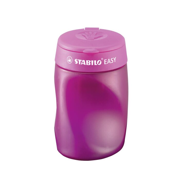 STABILO EASYsharpener 3v1 - ergonomické strúhadlo pre ľavákov - ružové