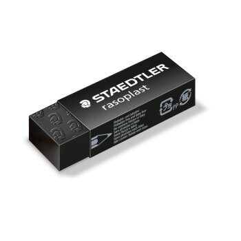 STAEDTLER 526 B20 rasoplast Radierer schwarz 65 x 23 x 13 mm