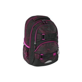 SPIRIT ruksak "VINERO" - Stream black/pink