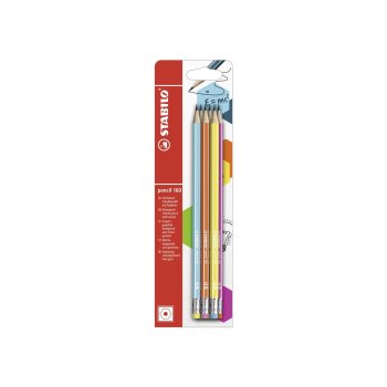 STABILO pencil 160 - ceruzka s gumou - v 2x petrolejovej...