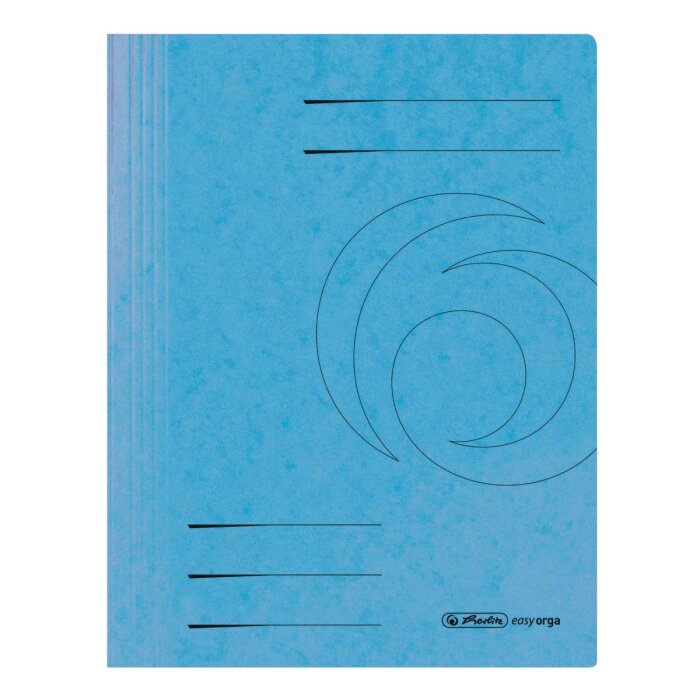 herlitz Schnellhefter easyorga, DIN A4, karton, hellblau