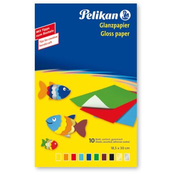 Pelikan Glanzpapier 18 x 30 cm 10 Blatt