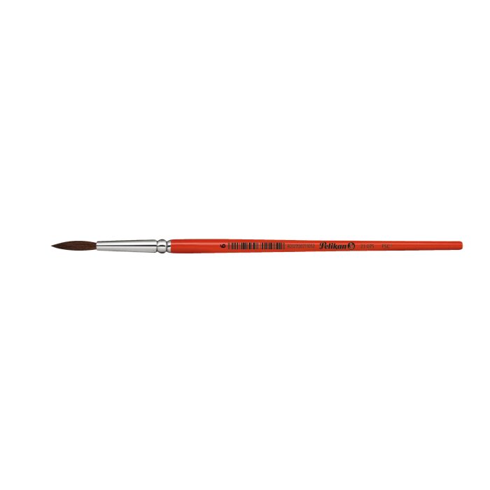 Pelikan Haarpinsel Sorte 23, Gr. 7, stumpfer Holzstiel