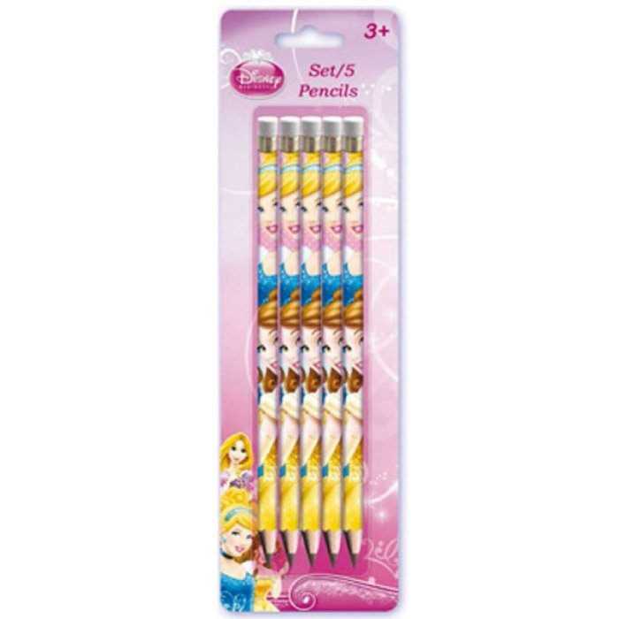 Disney Sada ceruziek - 5 kusov - "Princess"