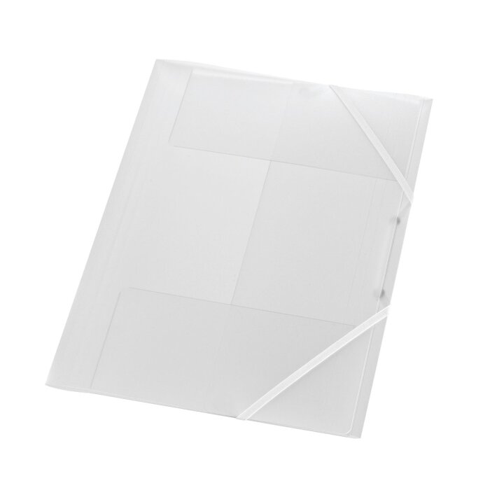 herlitz Eckspannmappe mit Innenklappen DIN A4 transluzent