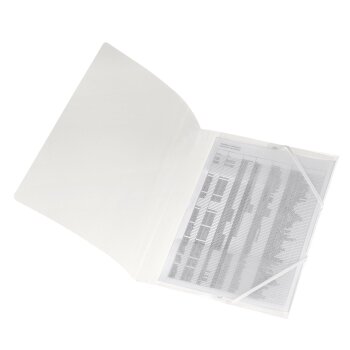 herlitz plastový obal s gumičkou s 3 chlopňami, A4...